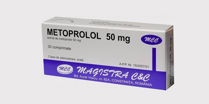 Metoprolol pentru scăderea tensiunii arteriale