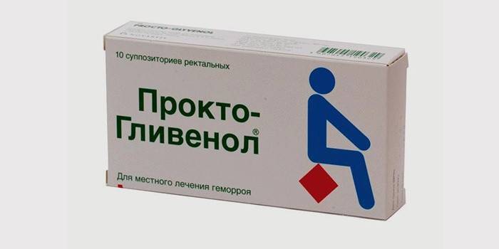 Proctoglivenol - prostatit için anal rektal fitiller