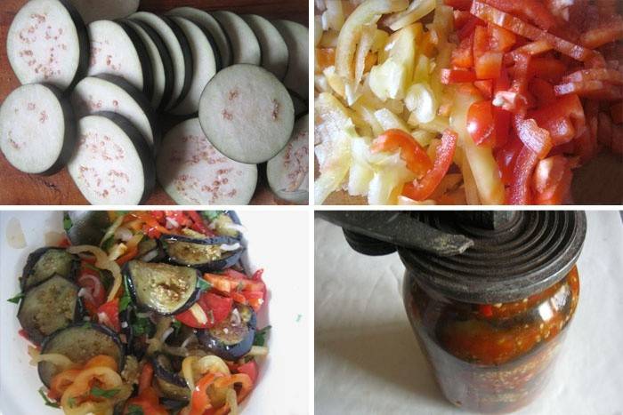 Salade d'aubergines pour l'hiver