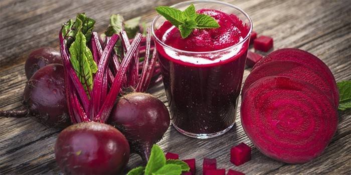 Rødbeter og juice fra den