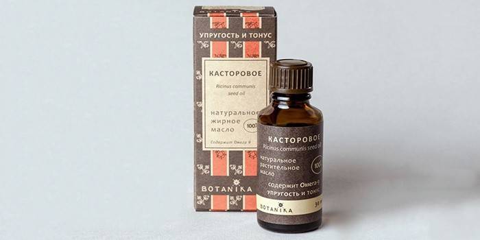 Olio di ricino per il trattamento di manifestazioni esterne di HPV
