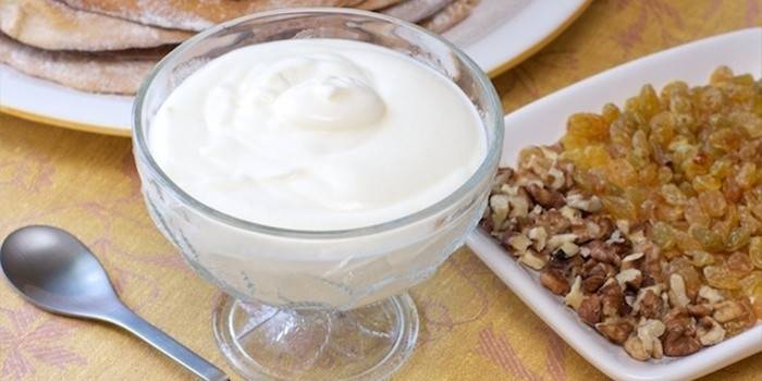 Ingrédients de la crème sure