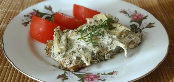 Carpa baixa en calories amb api
