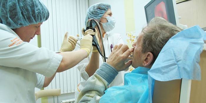 Bronkoskopi til diagnose af bronkitis