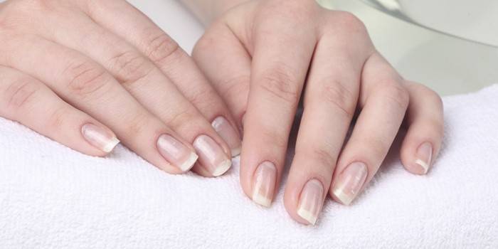 Unhas crescem lentamente