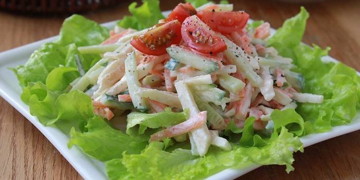 Çocuk sebze salatası
