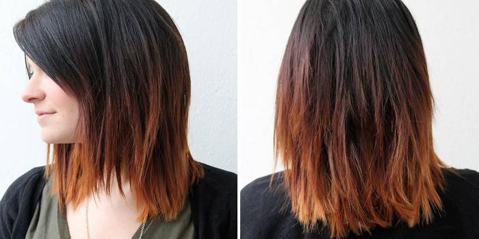 Color de cabello oscuro