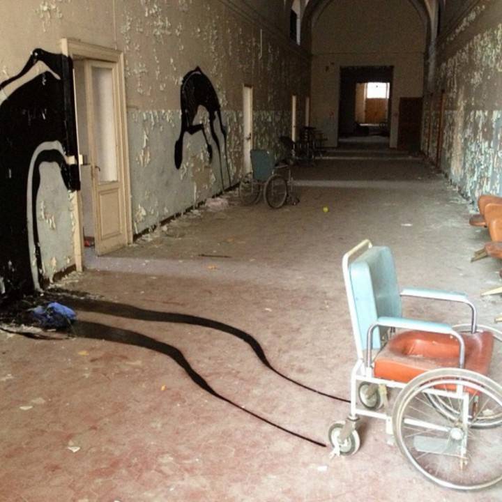 Abandoned psychiatric hospital