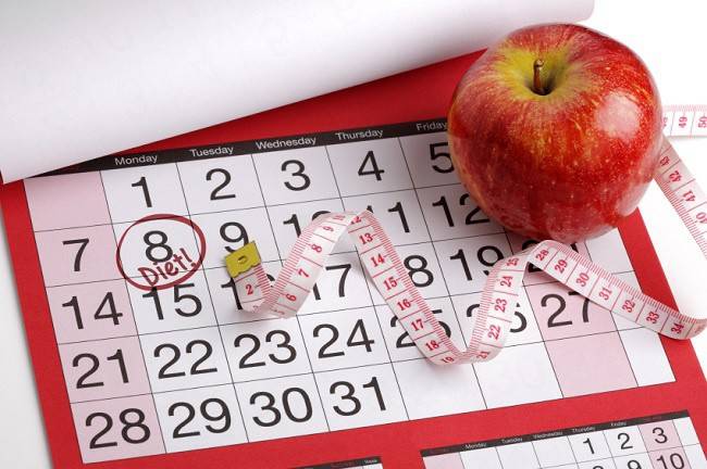 Calendrier et pomme