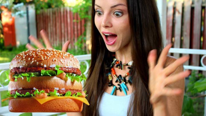 Burger cô gái
