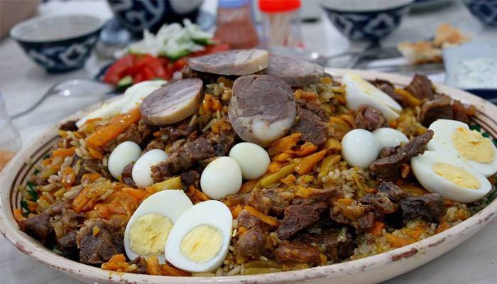 Uzbekų ryžiai su mėsa