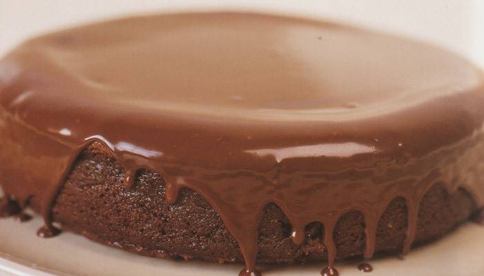Postre de chocolate