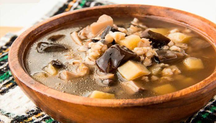 Opción con hongos porcini