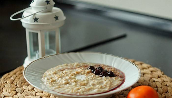 Mingau de aveia com kefir para perda de peso