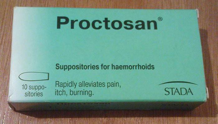 Supositórios Proctosan