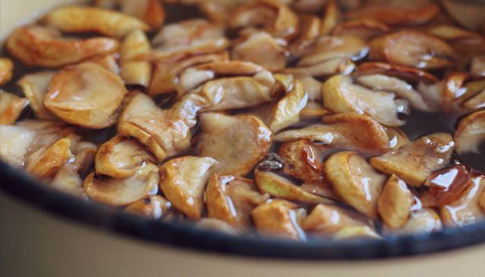 Trái cây sấy khô trong nước