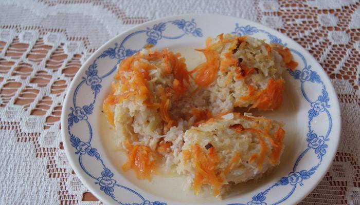 Chucrut variante en forma de chuletas