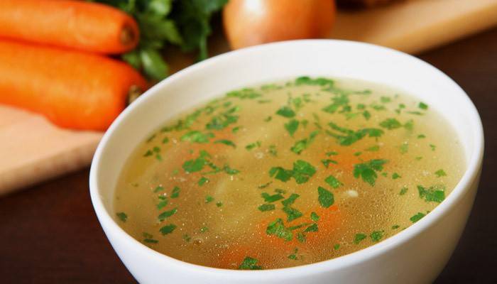 Sopa de dieta gastroduodenitis