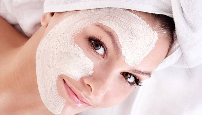 Rosacea tedavisi için maske