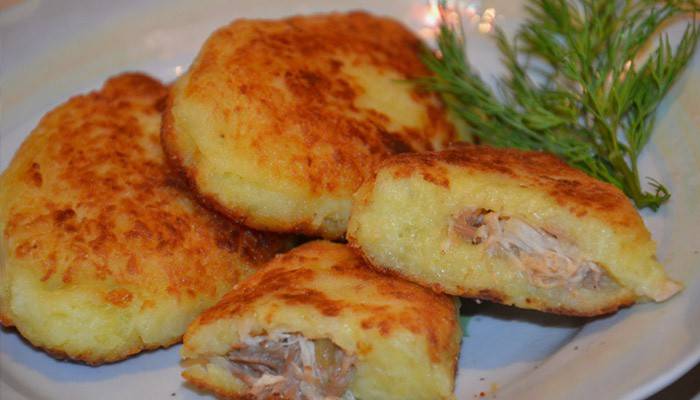 Batata zrazy com carne picada