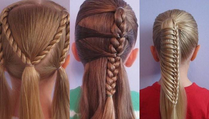 Babyfrisyrer med pigtails