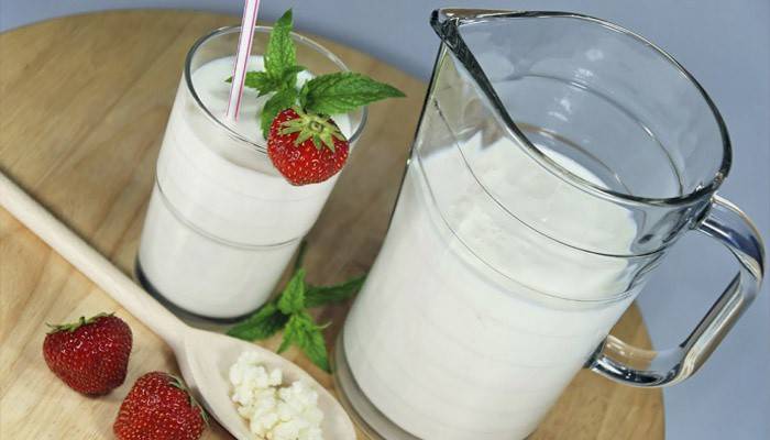 Kefir cu căpșuni