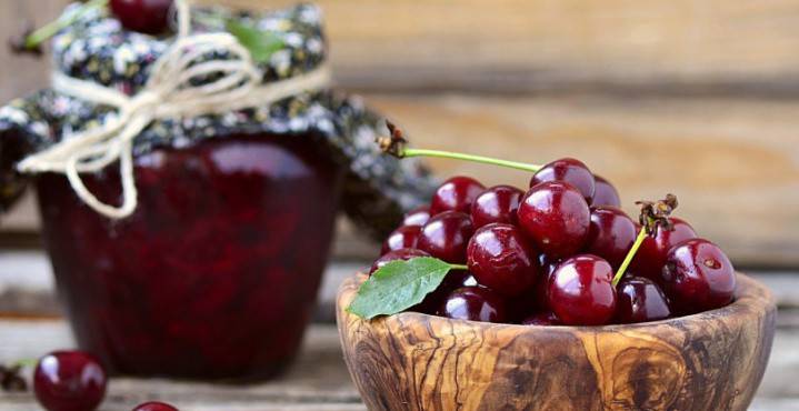Cerezas frescas