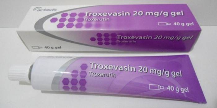 Troxevasin - účinný gél na ošetrenie ružovky
