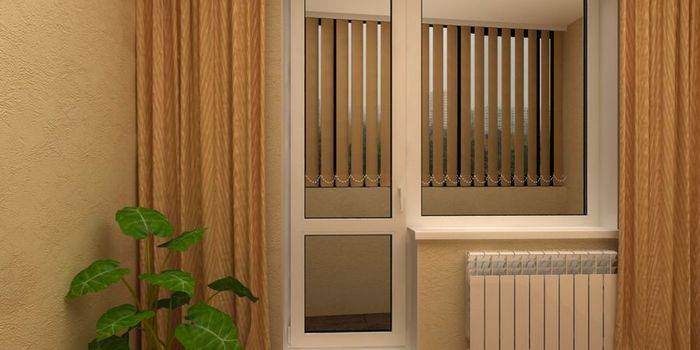 Plastik balkon kapısı