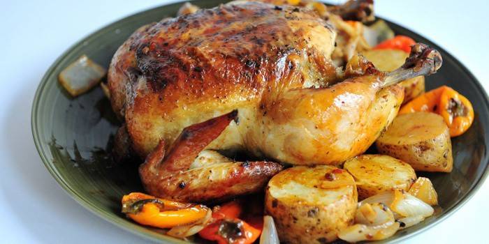 How to cut fried chicken into portions