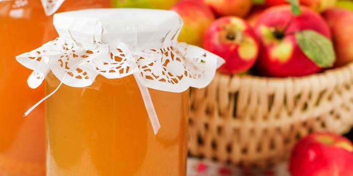 Mermelada de manzana con limón