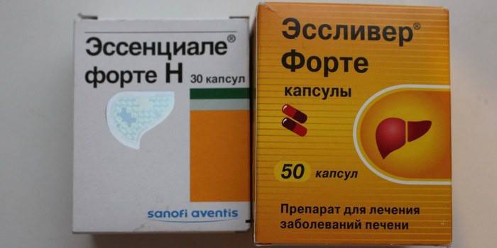 Essliver và Essential Forte để điều trị và phục hồi gan