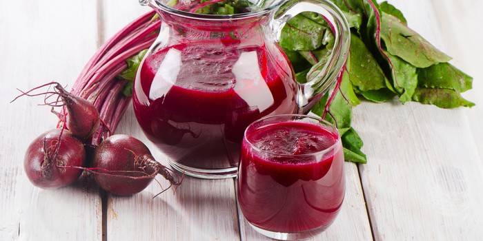 Nước ép củ cải đường để làm sạch gan