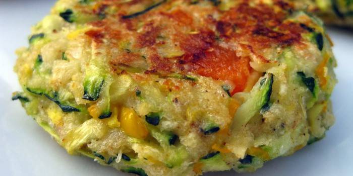 Leckere Zucchinistückchen