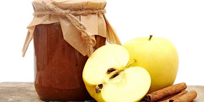 Mermelada de canela y manzana