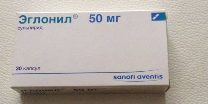 Egonil tabletės pakuotėje