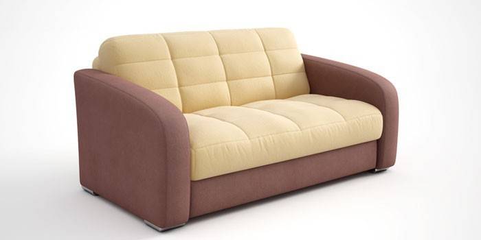 Klassisches Sofa mit Akkordeonmechanismus