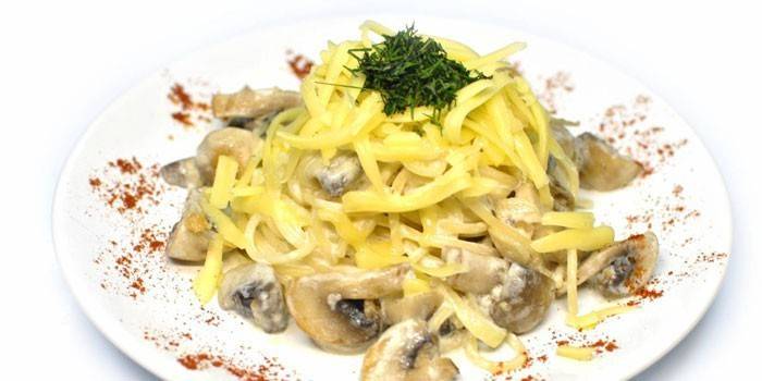 Tavuk fettuccine