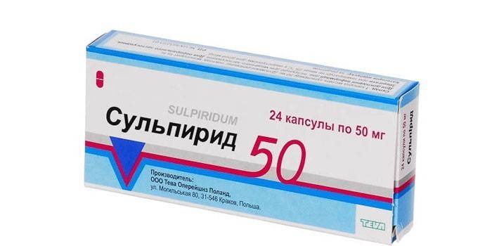 Sulpiride Kapsüller 50mg