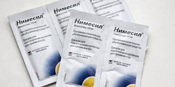 Нимесил у облику праха
