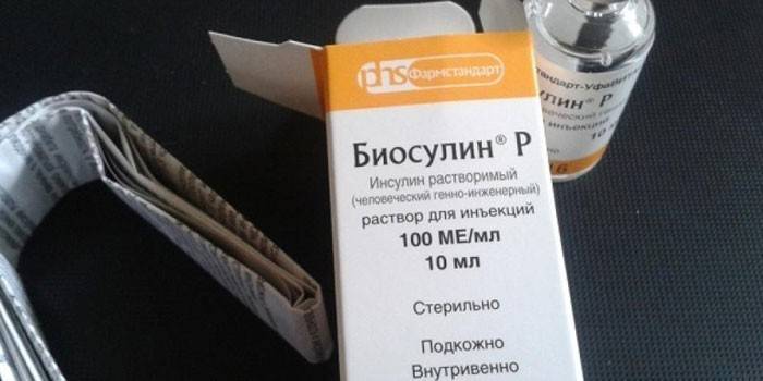 Лекарството Biosulin P