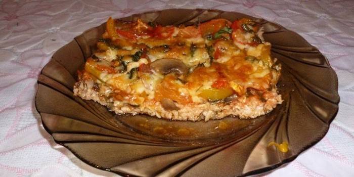 Pâte à pizza sans farine