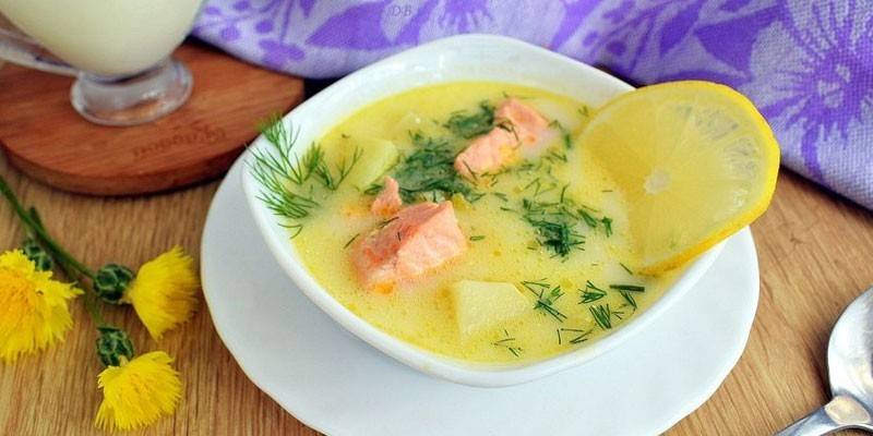 Sopa de peix finlandesa amb nata