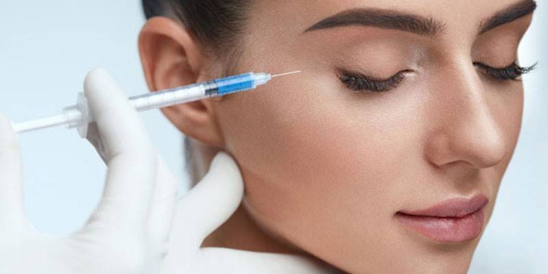 Injection blepharoplasty