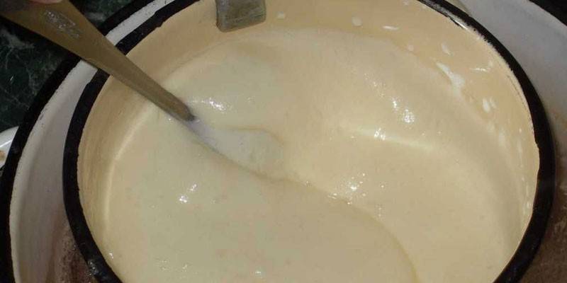 Crème pour le gâteau