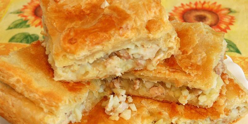Слојни колач са кромпиром
