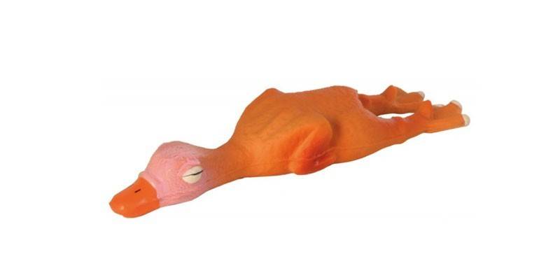 Trixie Goose na may isang squeaker