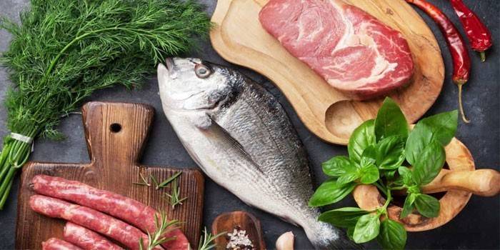 Produits à base de viande et de poisson