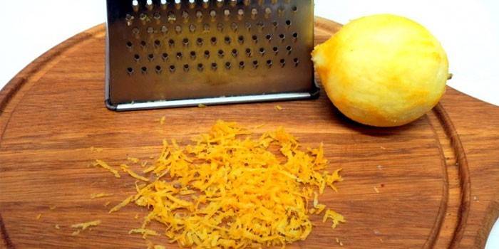 Lemon zest
