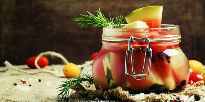 Melon d'eau salée